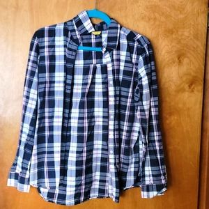 Women's large flannel light weight